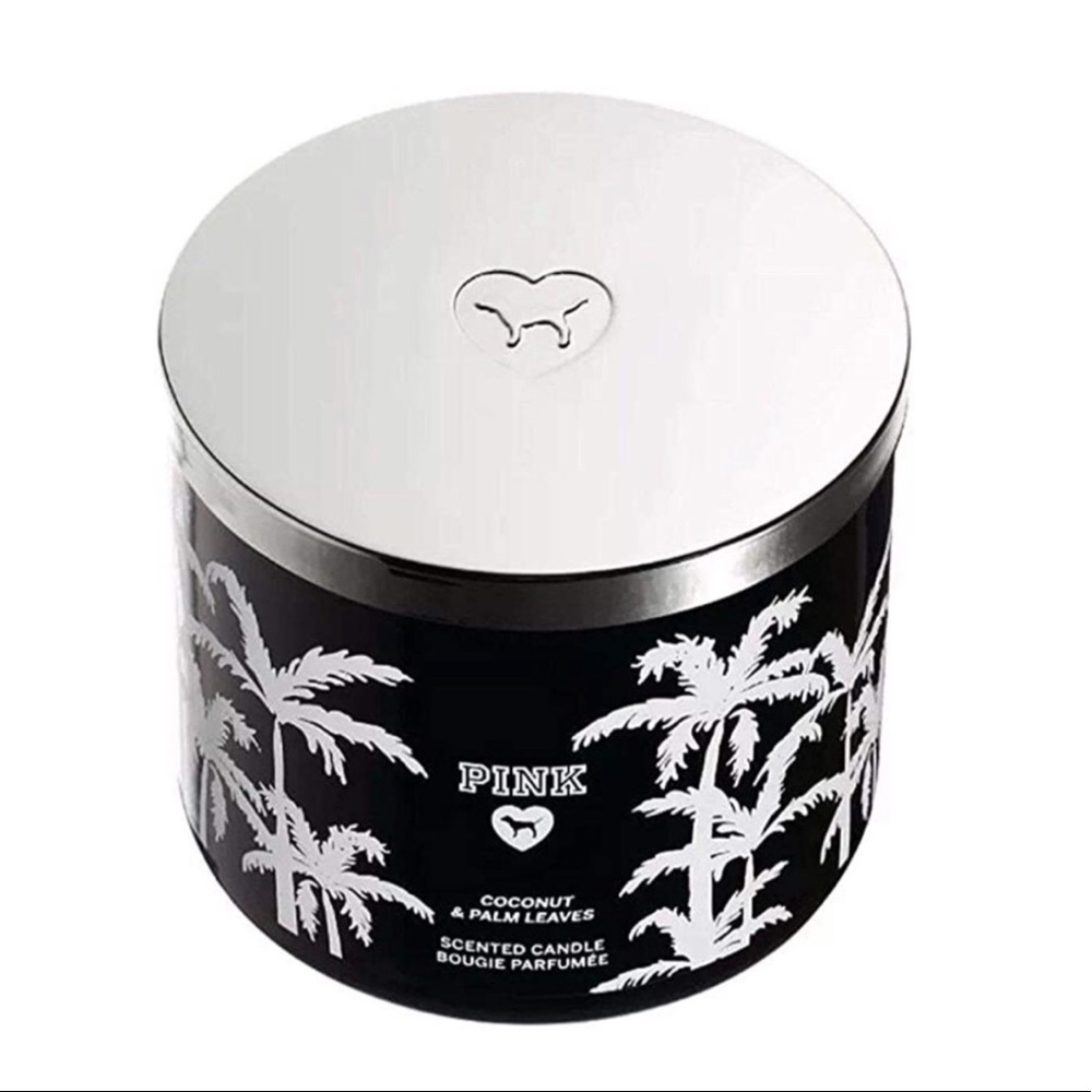 VS PINK 3-Wick Coconut & Palm Leaves Candle *NEW*